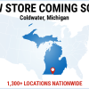 New Store Coldwater Michigan Map