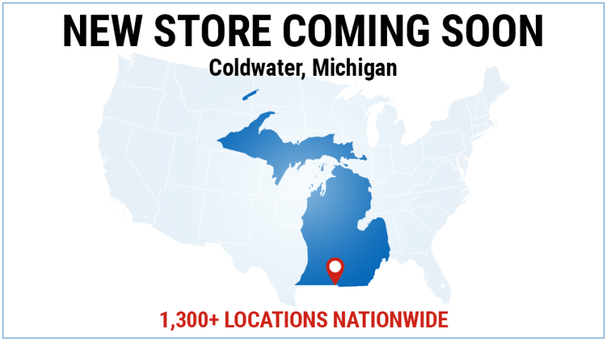 New Store Coldwater Michigan Map