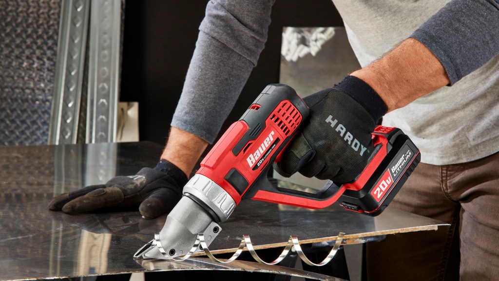 HARBOR FREIGHT TOOLS ADDS POWERFUL 20V CORDLESS 18 GAUGE METAL SHEARS