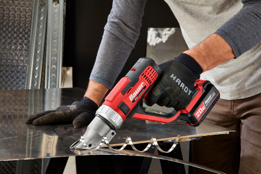 HARBOR FREIGHT TOOLS ADDS POWERFUL 20V CORDLESS 18 GAUGE METAL SHEARS