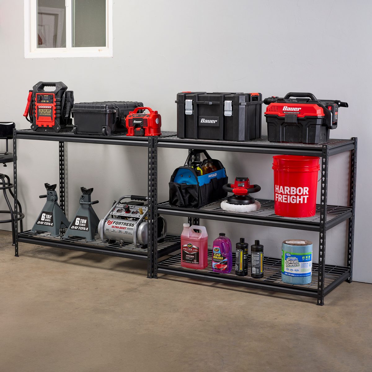 Harbor Freight Metal Shelves